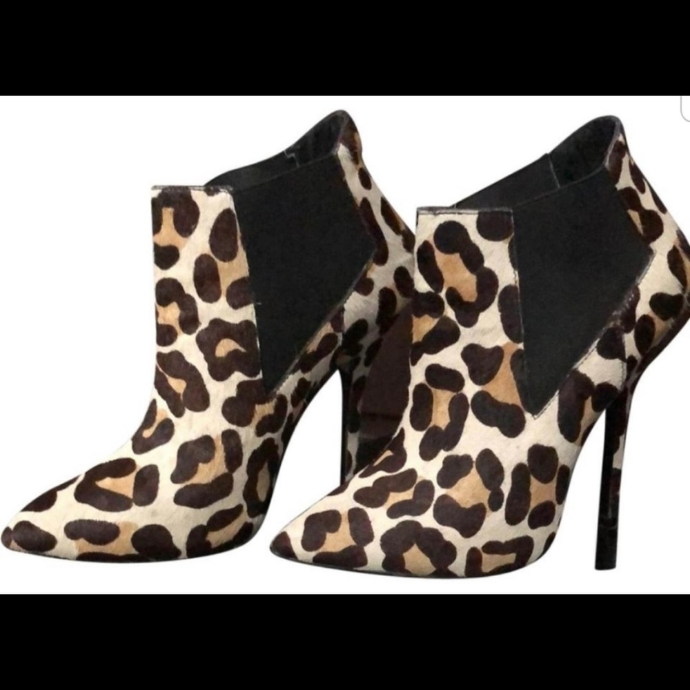 Steve Madden Devil Leopard Heeled Bootie